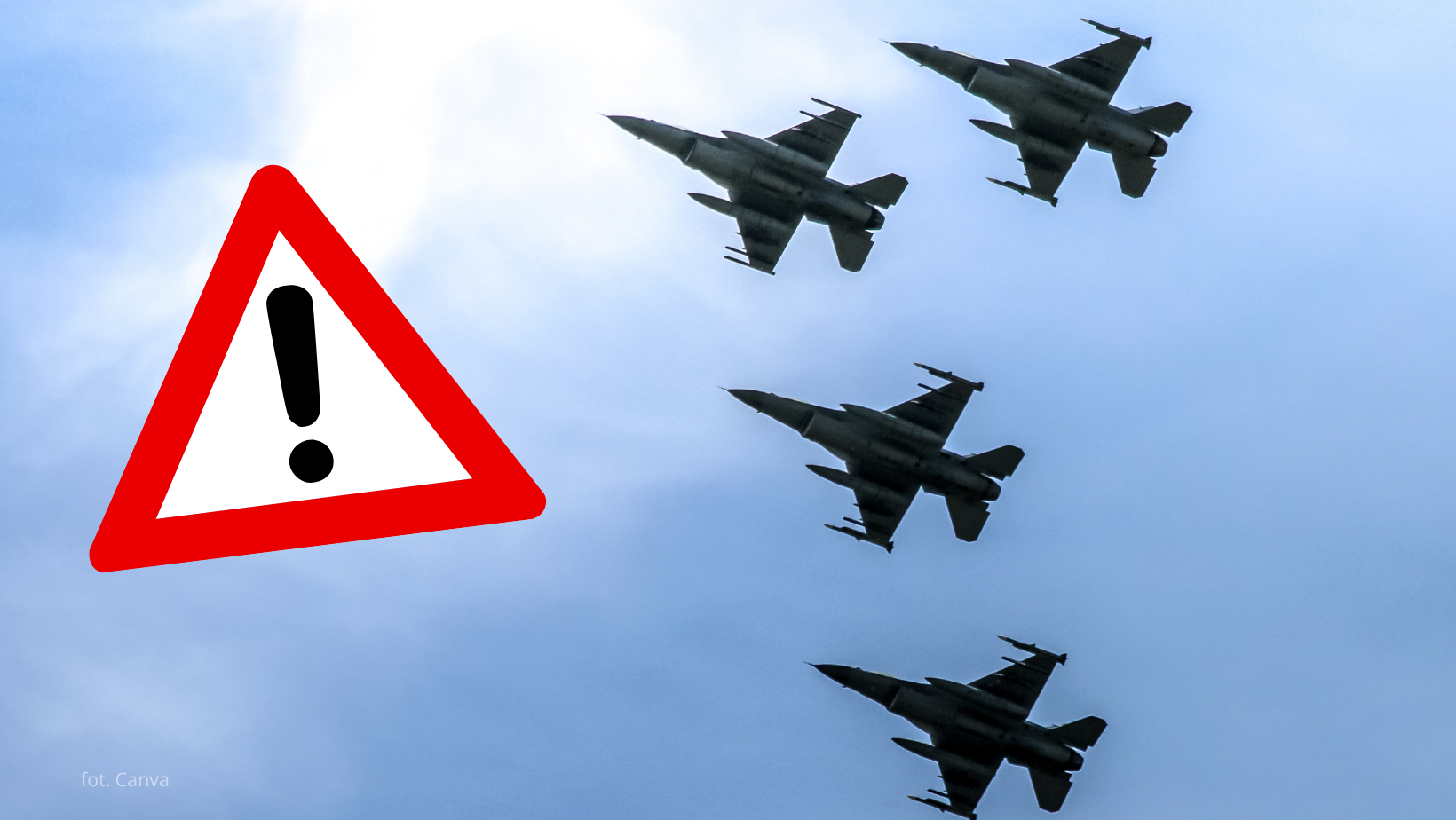 Alert RCB. Wojsko poderwało myśliwce nad wschodnią Polską